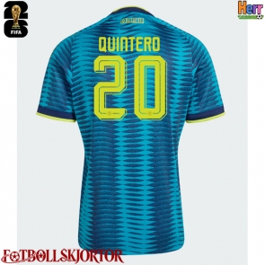 Colombia Juan Fernando Quintero #20 Bortatröja VM 2026 Kortärmad